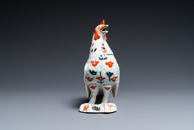 A Japanese Kakiemon rooster, Edo, 17th C.