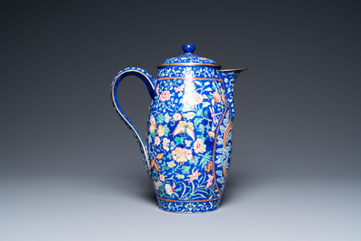 A Vietnamese Phap Lam Hue enamel 'dragon' jug, 18/19th C.