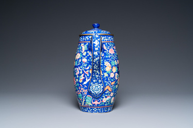 A Vietnamese Phap Lam Hue enamel 'dragon' jug, 18/19th C.