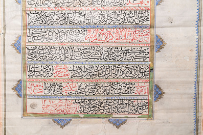 A Persian marriage contract in Nastaliq script, Qajar, Iran, dated 1879