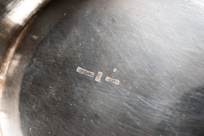 A Chinese silver tea service in presentation box, mark of Zee Sung, Shanghai, Republic