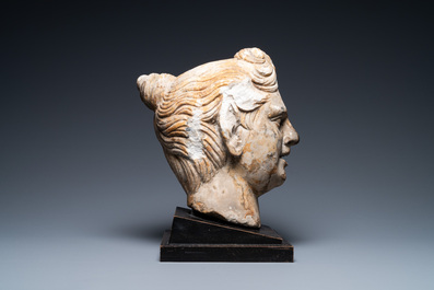 A Roman marble head of a satyr, 2nd/3rd C.