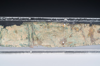 Un fragment d'une ceinture en bronze &agrave; d&eacute;cor grav&eacute;, Anatolie ou Perse, 1er mill&eacute;naire av. J.-C.