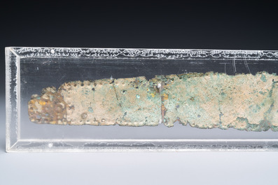 Een bronzen fragment van een gordel, Anatoli&euml; of Perzi&euml;, 1e millennium v.C.