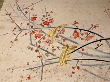 Fang Junbi (1898-1986): &lsquo;Branches fleuries&rsquo;, encre et couleurs sur papier