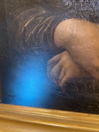 Ecole italienne, d'apr&egrave;s L&eacute;onard de Vinci: 'Mona Lisa', huile sur toile, dat&eacute;e 1839