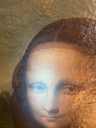 Italiaanse school, naar Leonardo da Vinci: 'Mona Lisa', olie op doek, gedateerd 1839