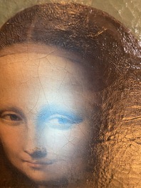 Italiaanse school, naar Leonardo da Vinci: 'Mona Lisa', olie op doek, gedateerd 1839