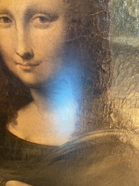 Ecole italienne, d'apr&egrave;s L&eacute;onard de Vinci: 'Mona Lisa', huile sur toile, dat&eacute;e 1839