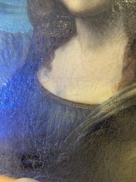 Ecole italienne, d'apr&egrave;s L&eacute;onard de Vinci: 'Mona Lisa', huile sur toile, dat&eacute;e 1839