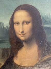 Italian school, after Leonardo da Vinci: 'Mona Lisa', oil on canvas, dated 1839