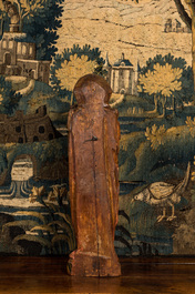 Sainte Anne trinitaire en bois sculpt&eacute; et polychrom&eacute;, Allemagne du sud, d&eacute;but du 16&egrave;me