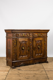 A walnut buffet, Germany, 19th C.