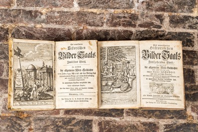 A.L. von Imhof, 'Des neuer&ouml;fneten historischen Bilder-Saals', XII and XV, Nuremberg, 1761