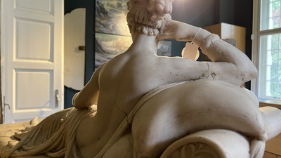 In de stijl van Antonio Canova (1757-1822): 'Pauline Bonaparte als Venus Victrix', 20e eeuw