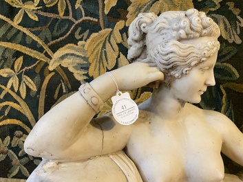 In de stijl van Antonio Canova (1757-1822): 'Pauline Bonaparte als Venus Victrix', 20e eeuw