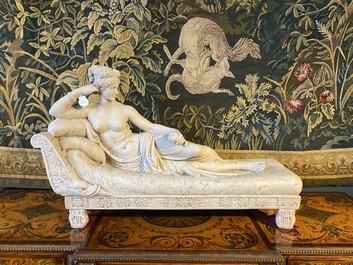 D'Apr&egrave;s Antonio Canova (1757-1822): 'Pauline Bonaparte comme Venus Victrix', 20&egrave;me