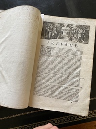 Antoine de Vitre, '&lsquo;La sainte bible traduite en Fran&ccedil;ois, le latin de la vulgate &agrave; c&ocirc;t&eacute;...', 2 vol., Li&egrave;ge, 1701