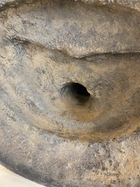 Grand Bouddha Amitayus en bronze dor&eacute; et laqu&eacute;, Chine, 18/19&egrave;me