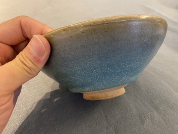 A Chinese purple-splashed junyao bowl, Song