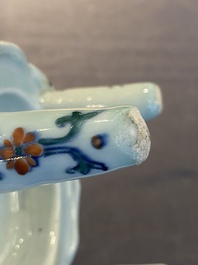A Chinese doucai tripod censer, Chenghua mark, 19/20th C.