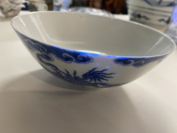 Bol en porcelaine de Chine 'Bleu de Hue' pour le Vietnam, r&egrave;gne de Tự Đức, fin du 19&egrave;me