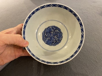 Bol en porcelaine de Chine 'Bleu de Hue' pour le Vietnam, marque de Thường t&acirc;m lạc sự  賞心樂事, ca. 1830