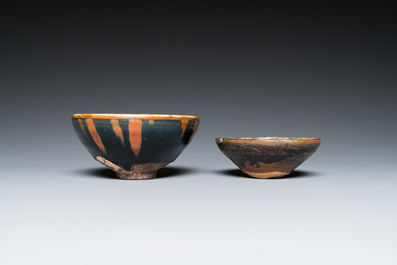 Two Chinese Jizhou bowls, Song or later