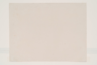 After Honor&eacute; Daumier(1808-1879): 'The vagabond', pencil on paper