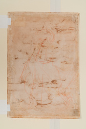 Jan Lievens (1607-1674): 'Een allegorie van valsheid', pen en bruine inkt op papier, ca. 1621-23