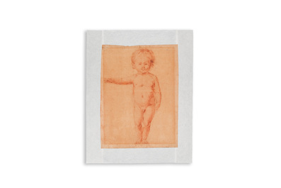 Jacob de Wit (1695-1754): 'Portret van een jongen', sanguine op papier, ca. 1747