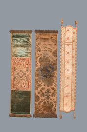 Collection de textiles en partie aux fils m&eacute;talliques, Europe de l'Ouest, 17&egrave;me et post&eacute;rieur