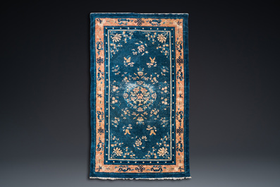 Two Chinese rugs, 19/20th C.