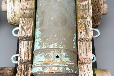 Paire de canons en bronze, Italie, Venise, 17/18&egrave;me