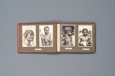 Casimir Zagourski (1883-1944): Album met 90 zwart-witfoto's uit de serie 'L'Afrique qui dispara&icirc;t', 1e helft 20e eeuw