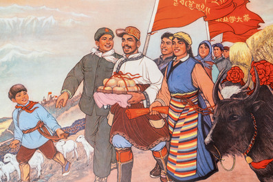 Zes Chinese Culturele Revolutie propagandaposters