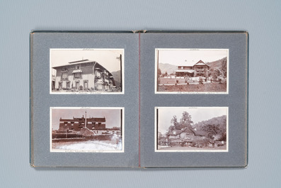 A rare photo album on the 13th Dalai Lama's return from exile from India, ca. 1912/1913