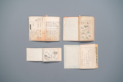 Dix albums de gravures sur bois, Japon, Edo/Meiji, 19&egrave;me