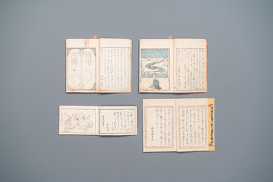 Tien Japanse albums met houtsnedes, Edo/Meiji, 19e eeuw