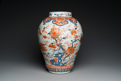 Vase en porcelaine de Chine de style Imari, Kangxi/Yongzheng