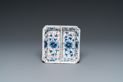 Een diverse collectie Chinees blauw-wit porselein, Kangxi en later