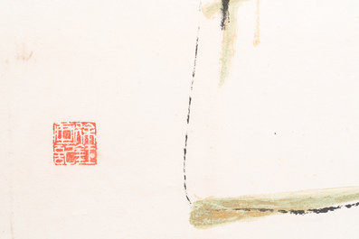Nam Kwan (Korea, 1911-1990) and Se Ok Suh (Seok Suh) (Korea, 1929-): Two compositions