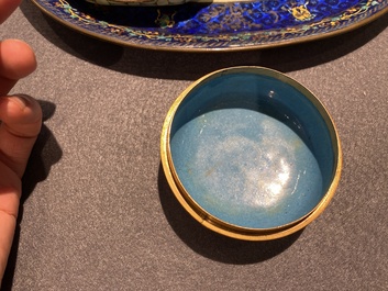 An extensive collection of Chinese Canton enamel bowls and dishes, Qianlong and later