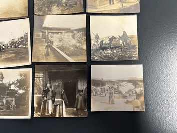 40 square photos made during the first Belgian expedition in Tibet, ca. 1908