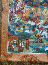 Two thangkas depicting Shakyamuni Buddha, Tibet, 19/20th C.