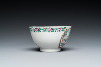 Four pieces of Chinese export porcelain with mythological and romantic subjects, Qianlong