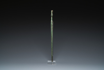 A Chinese inscribed bronze sword, Warring States Period or Han, ca. 3rd C. b.C.