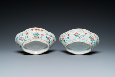 Eleven Chinese famille rose bowls, 19/20th C.