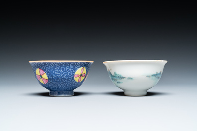 Eleven Chinese famille rose bowls, 19/20th C.