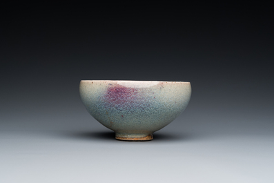 A Chinese junyao purple-splashed bowl, Ming or later